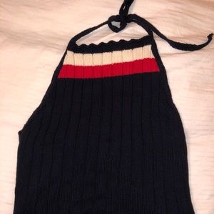 Tank top, ties around neck